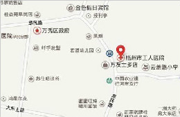 醫(yī)院位置與交通路線圖