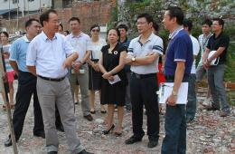 市長(zhǎng)朱學(xué)慶到我院調(diào)研門診住院綜合樓項(xiàng)目推進(jìn)情況