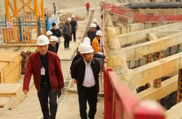 市人大常委會副主任葉劍強帶隊到我院調研門診綜合樓建設
