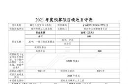 梧州市第二人民醫(yī)院2021年單位決算