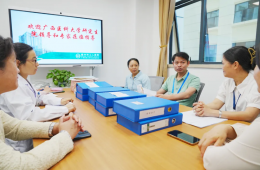 廣西醫(yī)科大學(xué)研究生院專家組到我院開展研究生培養(yǎng)基地評估及教學(xué)檢查工作